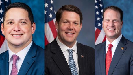 West Texas U.S. Reps Tony Gonzales (CD-23) Jodey Arrington (CD-19) and August Pfluger (CD-11)