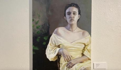 "Self Portrait" - Oil painting by Hannah Jones