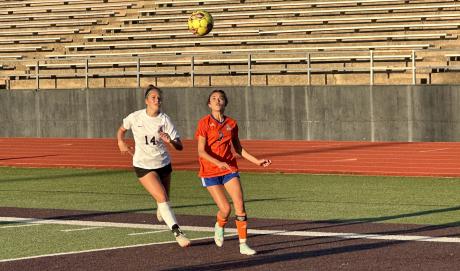 San Angelo Central Lady Cats Soccer in action versus Timber Creek
