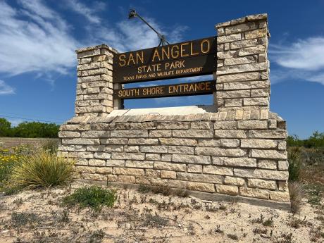 San Angelo State Park Sign 2 (LIVE! Photo Yantis Green)