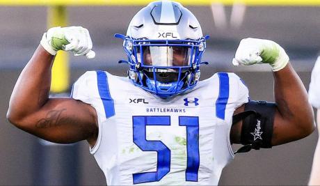 St. Louis Battlehawks Willie Harvey Jr.