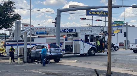 Crash at W. Beauregard and Koenigheim St