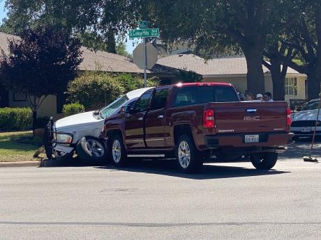 GMC Pickup Clobbers Ram Truck on July 4, 2024.