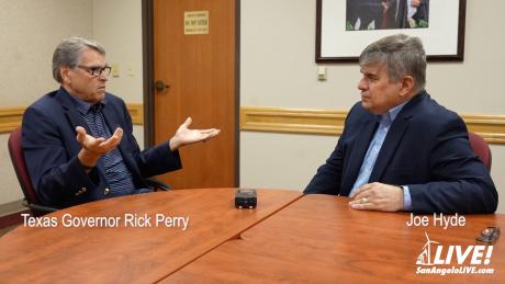 Former Texas Governor Rick Perry was in San Angelo on June 30, 2024. Here's our interview with him.