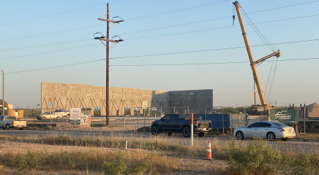 Amazon- Walls Go Up at San Angelo Facility