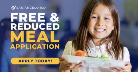 San Angelo ISD Free and Reduced Meal Application