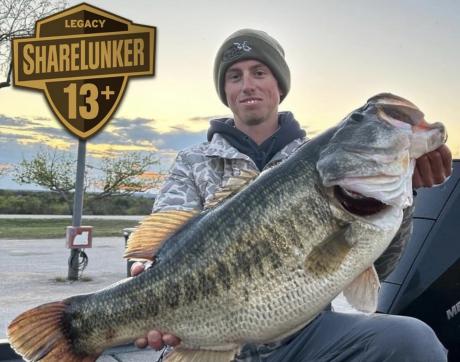 A Granbury fisherman has been credited with catching a world-record bass at O.H. Ivie.