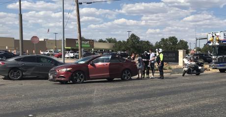 Two Ford Fusions crashed into each other about 4 p.m. Wednesday, Aug. 21, at the intersection of Beauregard Avenue and Tyler Street.