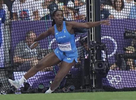 Daisy Osakue has qualified for the finals in women's discus at the Olympics in Paris.