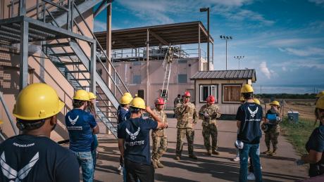 Goodfellow AFB Hosts Air Force Career Day for Potential Recruits