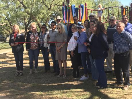 A ribbon-cutting ceremony was held for the newest playground in San Angelo on Monday, Sept. 30, 2024.