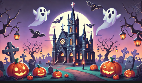 Halloween Church Traditions - AI Image