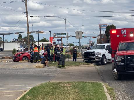 Truck and Car Collide on Beauregard, One Hospitalized