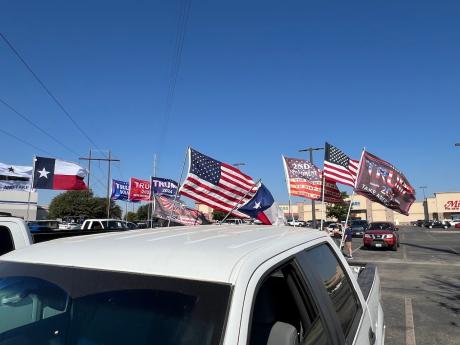 Trump caravan in San Angelo on Oct 12, 2024