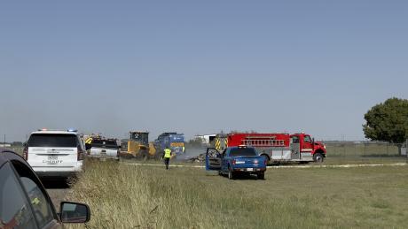 Garbage Truck Load Catches Fire Along Loop 306