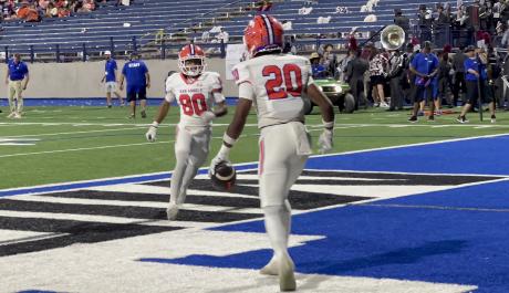 Central Bobcats Elijah Allen Scores a Touchdown in the 2nd Quarter against Midland Legacy