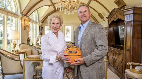 Angelo State University has received a $500,000 gift from noted local philanthropist and arts enthusiast Elta Joyce McAfee to help establish the new Angelo State Athletics Endowment, one of the top priorities of ASU's ongoing "Leading the Charge" capital campaign.