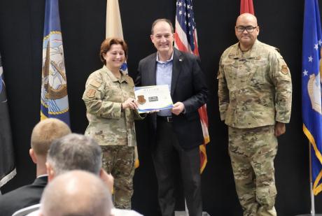 Goodfellow Air Force Base held a ceremony Thursday to welcome the third class into its Honorary Commander program, while graduating its second class.