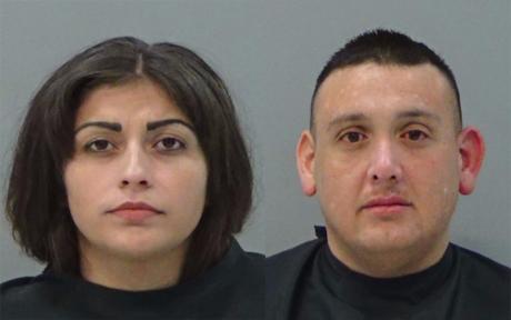 A traffic stop on Friday morning led to the arrests of two San Angelo residents after deputies discovered methamphetamine and confirmed the vehicle was stolen, according to the Tom Green County Sheriff’s Office.