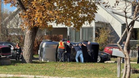 Rollover crash on Dec 19, 2024.