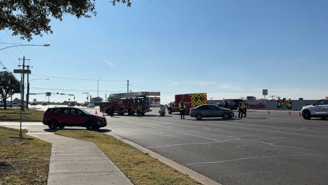 A crash on Knickerbocker Road on Thursday afternoon sent one person to the hospital.