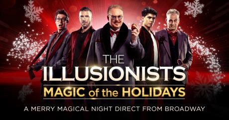 The Illusionists – Magic Of The Holidays, the latest installment of the touring magic spectacular, “The Illusionists,” will have a one-time only show at 7:30 p.m. Saturday, Dec. 21, at the Murphey Performance Hall, 72 W. College Ave.