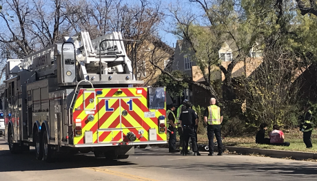 A juvenile riding an electric scooter was struck by a vehicle at about 2 p.m. Friday on Concho Avenue.