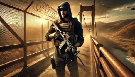 Gun running at the Texas-Mexico border.