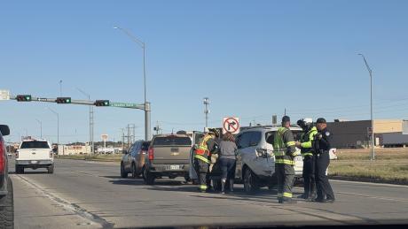 Three vehicle crash on Sherwood Way on Jan 13. 