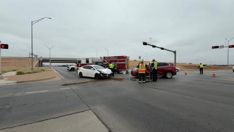 A crash at the intersection of Houston Harte and Sherwood on Jan 28, 2025
