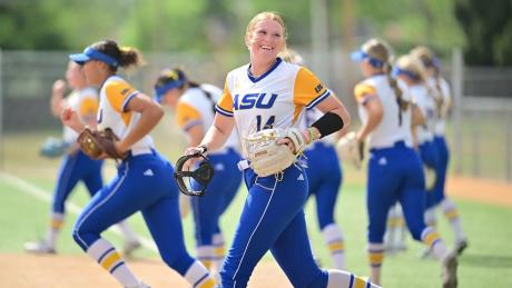 ASU senior pitcher Cheyenne Floyd was named the 2025 LSC Preseason Pitcher of the Year.