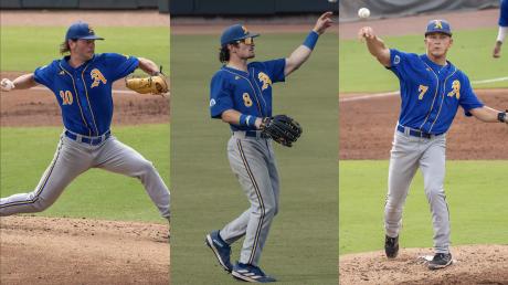 Athletes (left to right): Dax Dathe, Jacob Guerrero, Caleb Heuertz