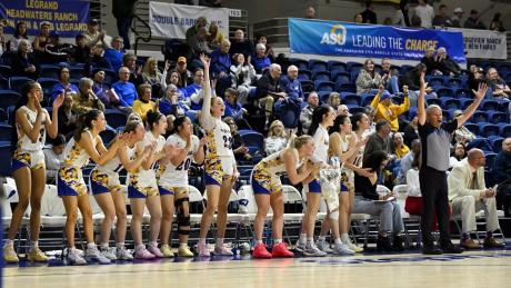 The Angelo State University women’s basketball team overcame an eight-point deficit in the fourth quarter to earn a 68-65 win over UT Permian Basin on Thursday at the Junell Center.