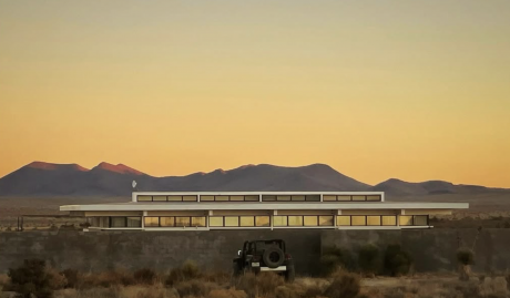 A 10-acre desert retreat owned by photographer Douglas Friedman has been listed for $3.7 million, according to Marfa Vista Real Estate.