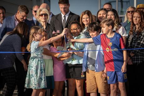 San Angelo ISD celebrated the official ribbon-cutting for a new addition at McGill Elementary School on Friday, marking a milestone in the district’s sustainability plan. (Photo Credit: San Angelo ISD)