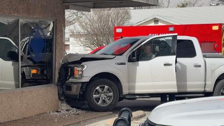 White Pickups on a Rampage: Wreaking Havoc in the Streets of San Angelo on March 12, 2025.