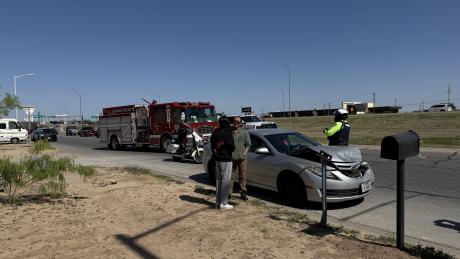 A driver’s failure to control her speed Monday afternoon caused a two-car crash on a Houston Harte frontage road.