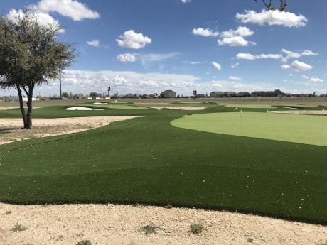 Angelo State University hosted a ribbon-cutting ceremony Friday, March 28, for its new $5.2 million golf complex.
