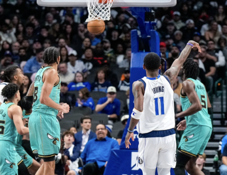 Dallas Mavericks guard Kyrie Irving suffered a season-ending knee injury Monday night, the latest blow dealt to the team in what is looking like a lost season.