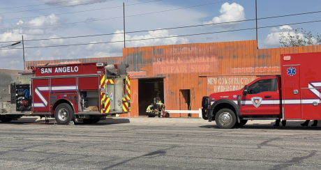 Firefighters responded to a structure fire Wednesday at an old automotive repair shop on South Chadbourne Street.