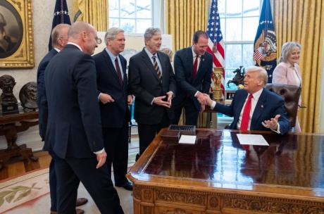 President Trump signed Congressman August Pfluger's (TX-11) Congressional Review Act (CRA) to reverse Biden's ill-conceived natural gas tax into law.