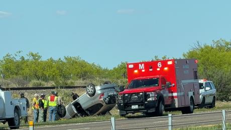 Two teenagers managed to avoid injury Monday after they were involved in a rollover crash on US Highway 67 northeast of San Angelo.
