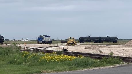 Not much activity at the San Angelo Rail Port years after it was completed in March 2022.