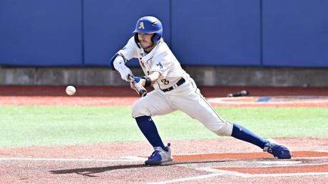 The No. 1-ranked Angelo State baseball team topped No. 19 St. Edward's on Monday to earn the series victory.