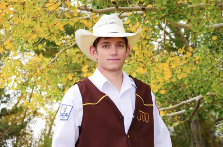 Wyoming bull rider Dylan Grant was killed Thursday night when he was stepped on at the Wharton County Youth Fair Xtreme Bulls event.