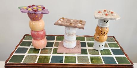 "Tic-tac-toe Towers" by Madeline Bukowsk