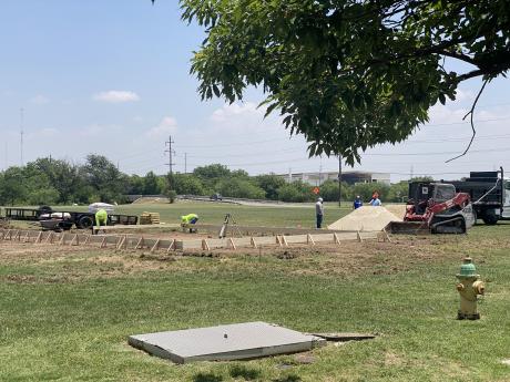 Kirby Park Splash Pad construction begins