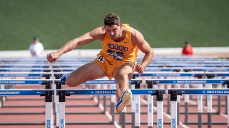 Mark Burdin set a new personal best in the decathlon, totaling 7,582 points to finish third and earn First-Team All-American honors for the second year in a row.
