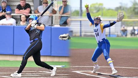 A pair of Angelo State softball standouts – Laylonna Applin and Cheyenne Floyd – were named NFCA All-Americans on Wednesday night.