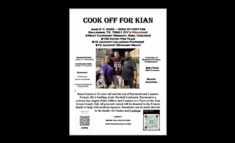 Cook-Off For Kian